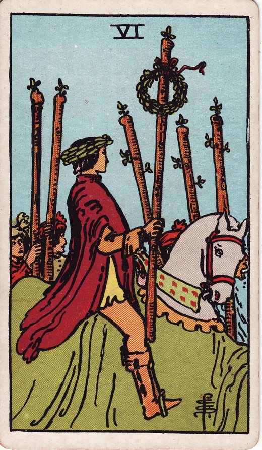 Sechs der Stäbe