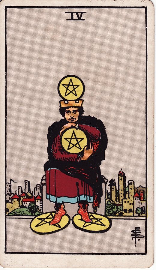 Vier der Münzen